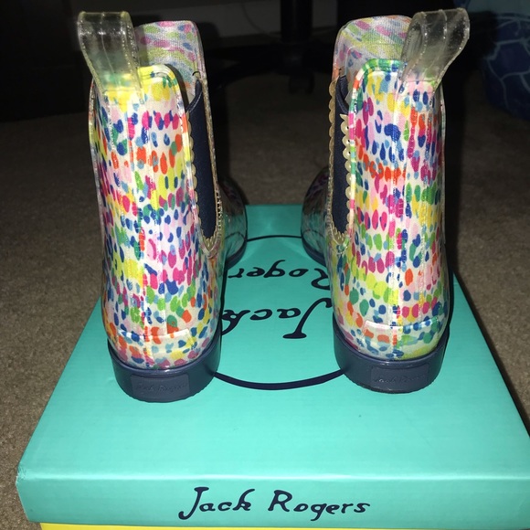 Jack Rogers Sallie Print rain boots - Picture 6 of 7